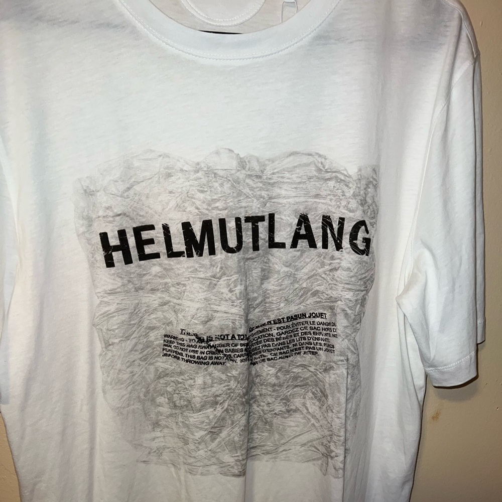 White Helmut lang shirt